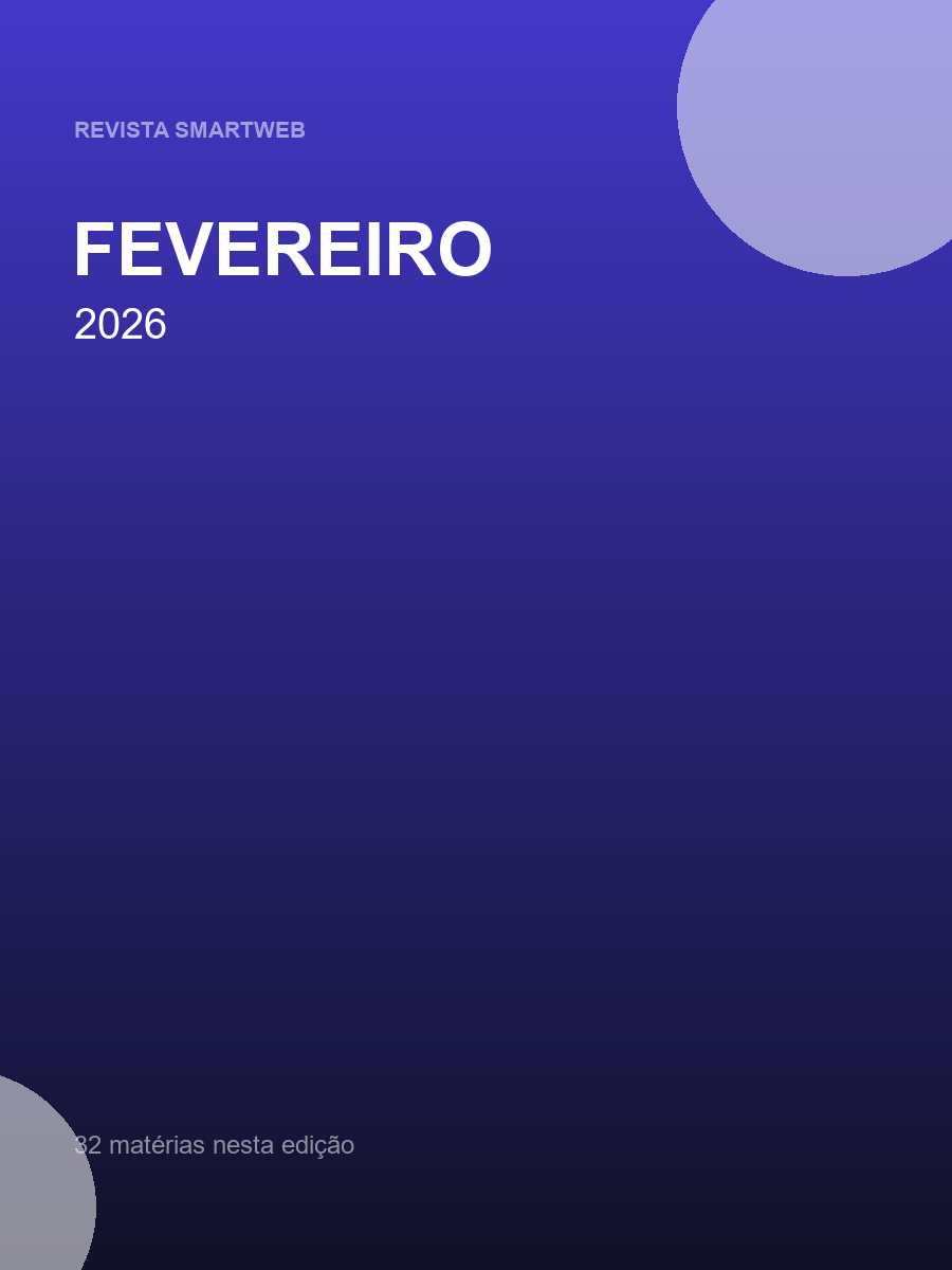 Capa de Revista SmartWeb — Fevereiro de 2026